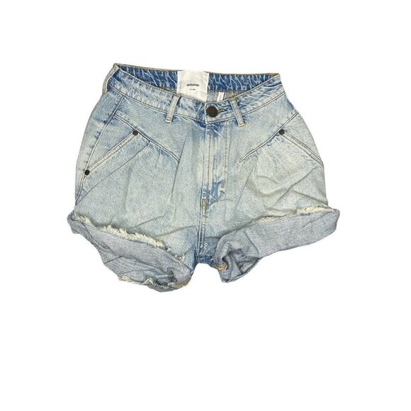ONE TEASPOON REVOLVE Kansas Streetwalker Denim Shorts Size 25 NWT 80s Retro - Picture 3 of 6